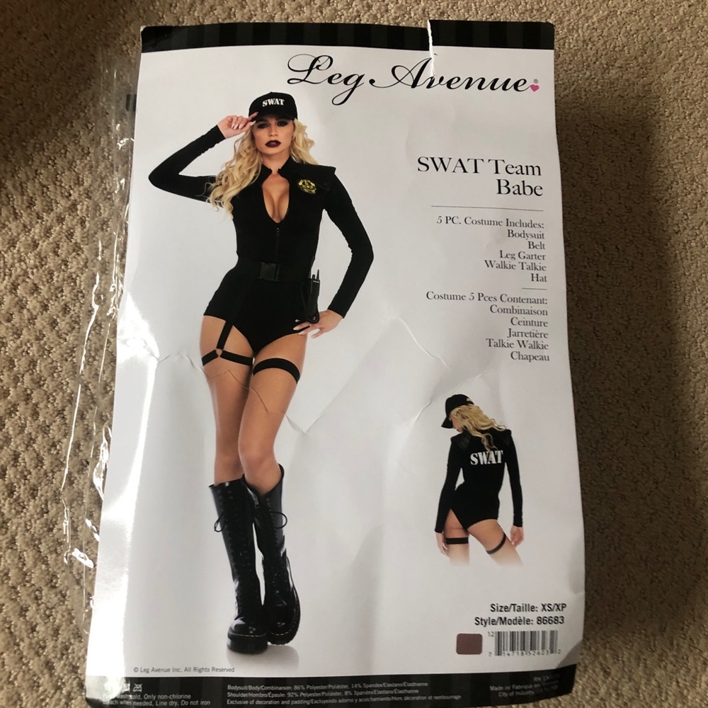 Swat team babe costume Halloween costume
